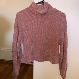Womens pink turtleneck
